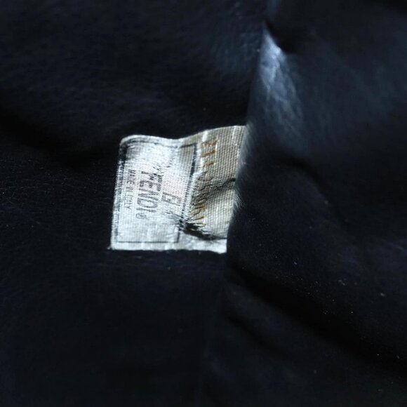 FENDI Zucca Canvas Pouch Gold Auth 102385 - Picture 14 of 15